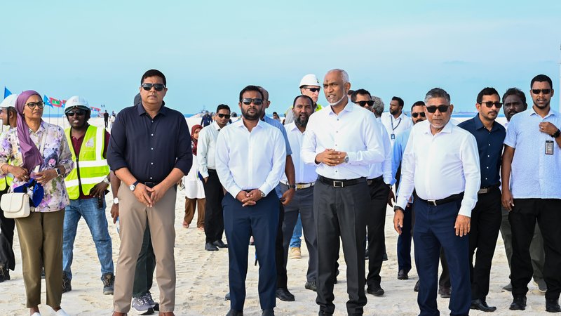 ގިރާވަރުފަޅުގެ ބިންހިއްކުމުގެ މަސައްކަތް ރައީސް ބައްލަވާލައްވައިފި